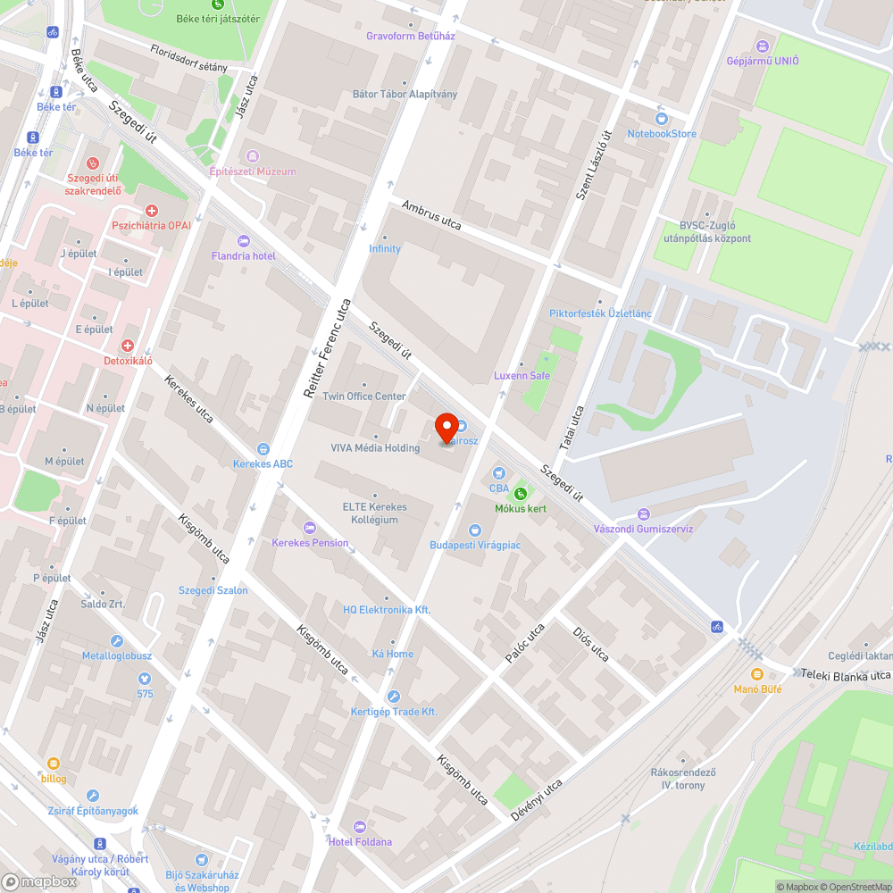 Kidőlt forgalomterelő oszlop bejelentés helye