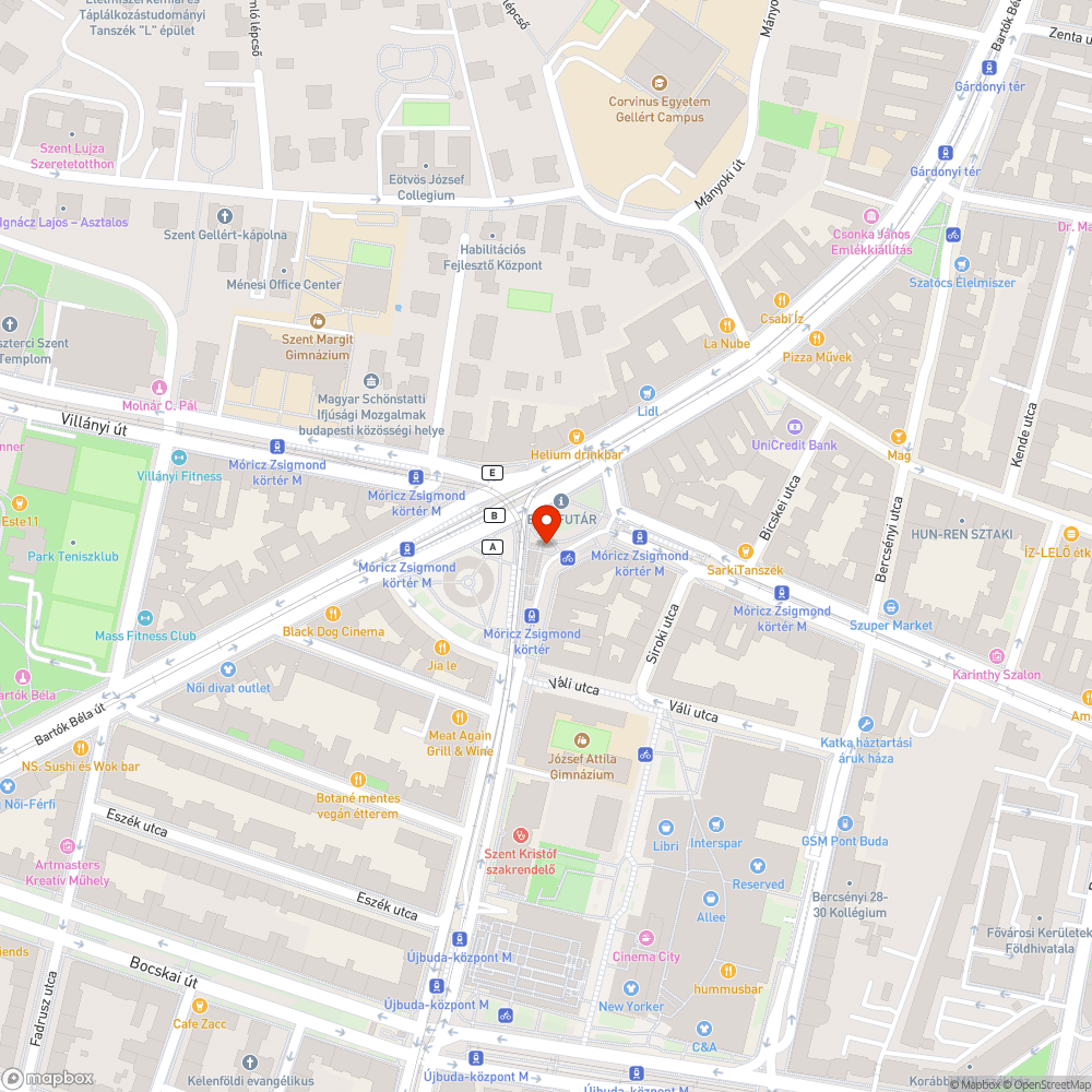 Hiányzó burkolat bejelentés helye