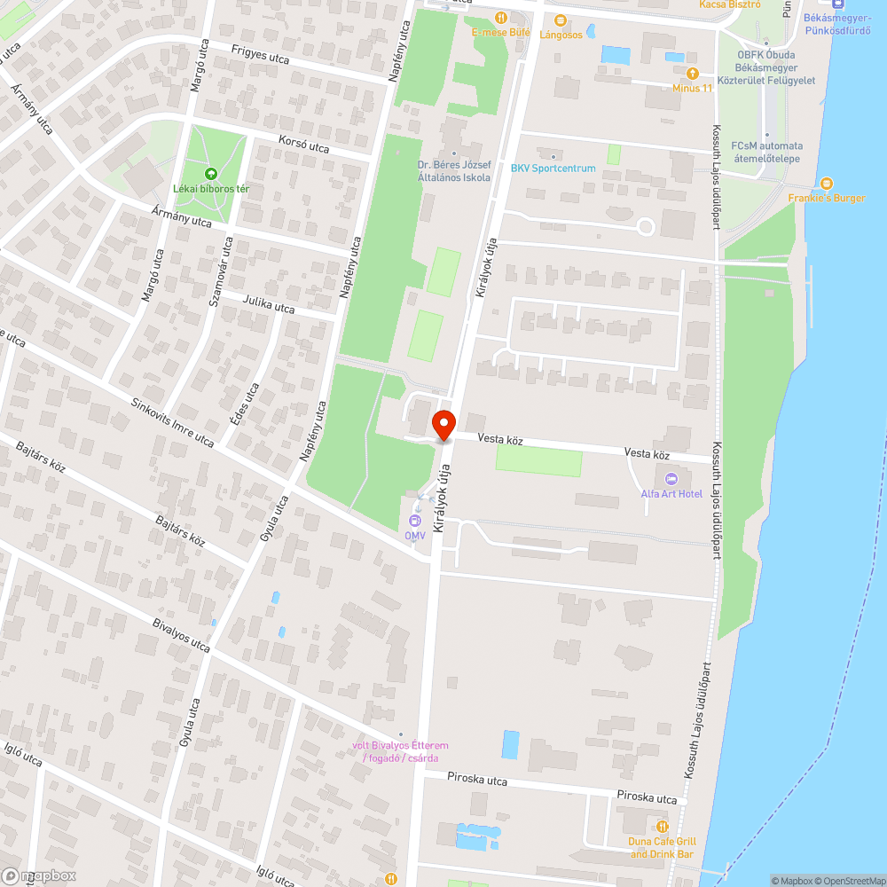 Szétesett fatámaszték bejelentés helye