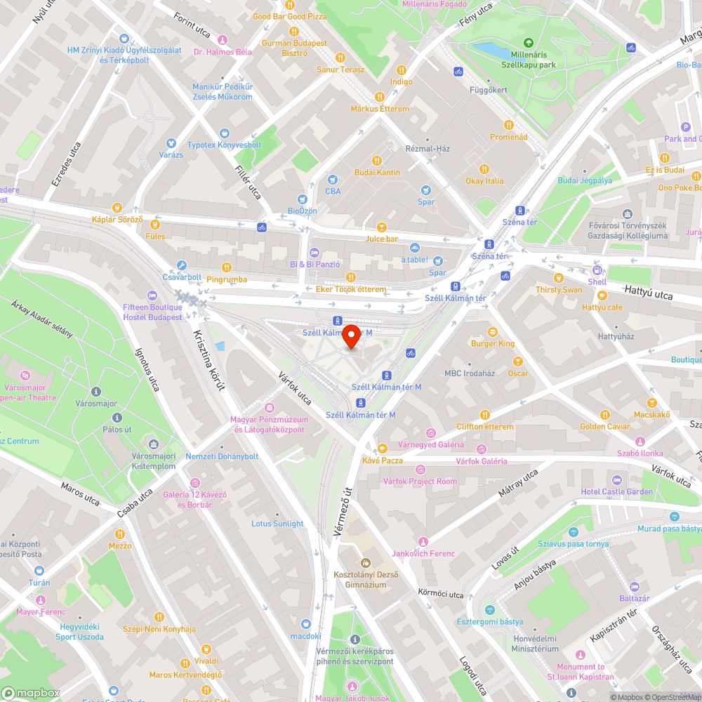 Rongált üvegfelület bejelentés helye