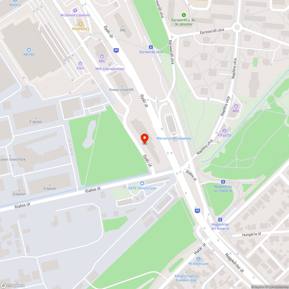 Rendszám nélküli Renault bejelentés helye