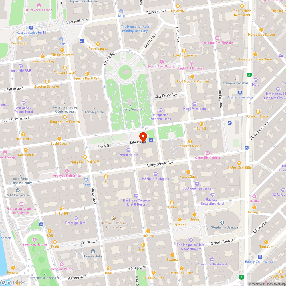 Fákra akasztott szemét bejelentés helye