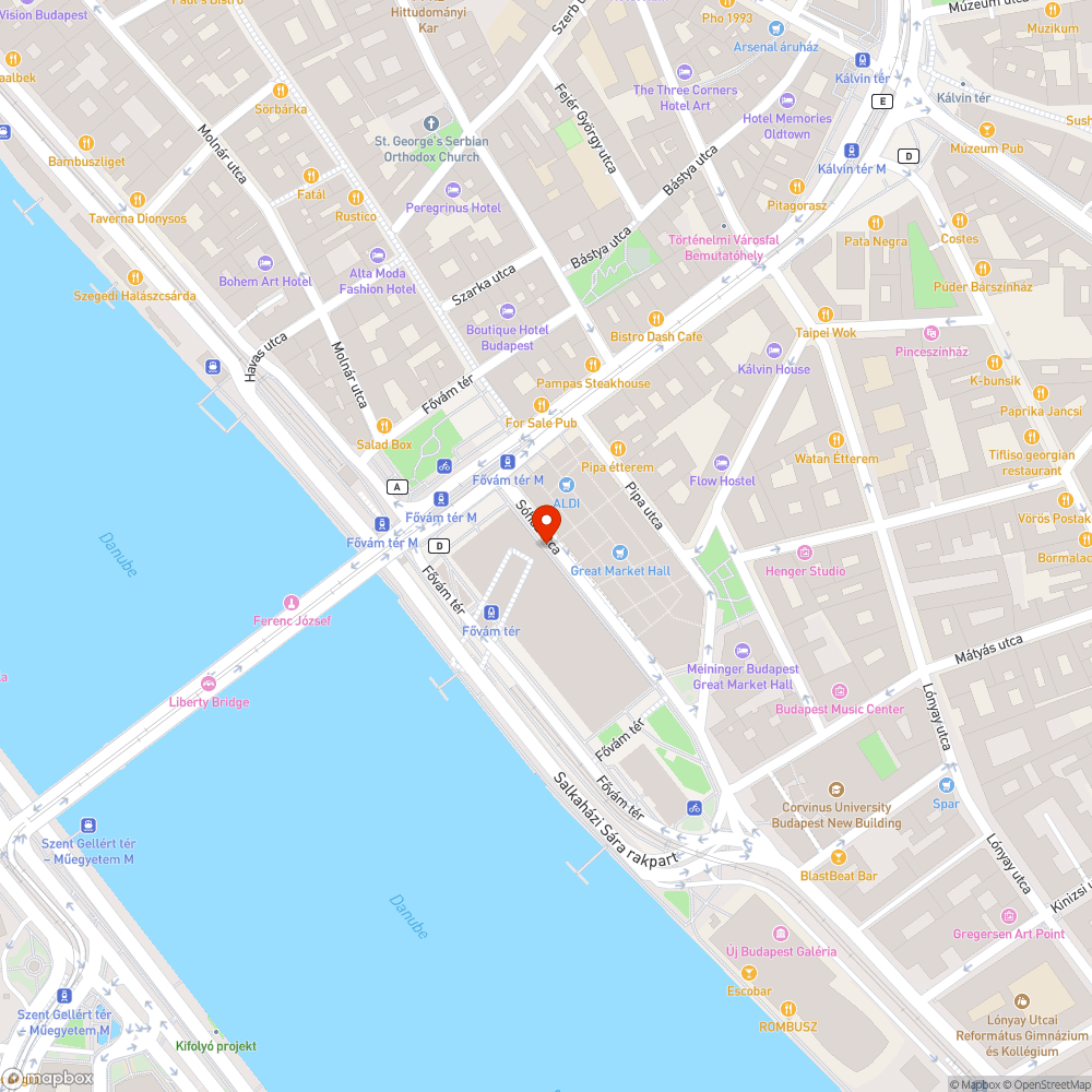 Kamerát a Corvinushoz bejelentés helye