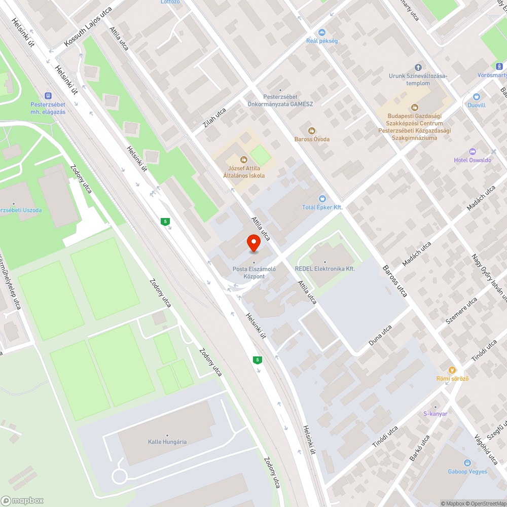 Megsüllyedt Közutas fedlap bejelentés helye