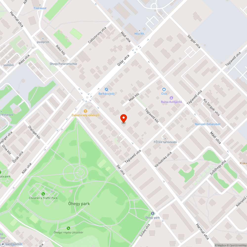 Fedlap mellett megnyílt beton bejelentés helye