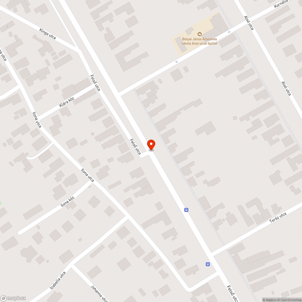 Kátyú bejelentés helye