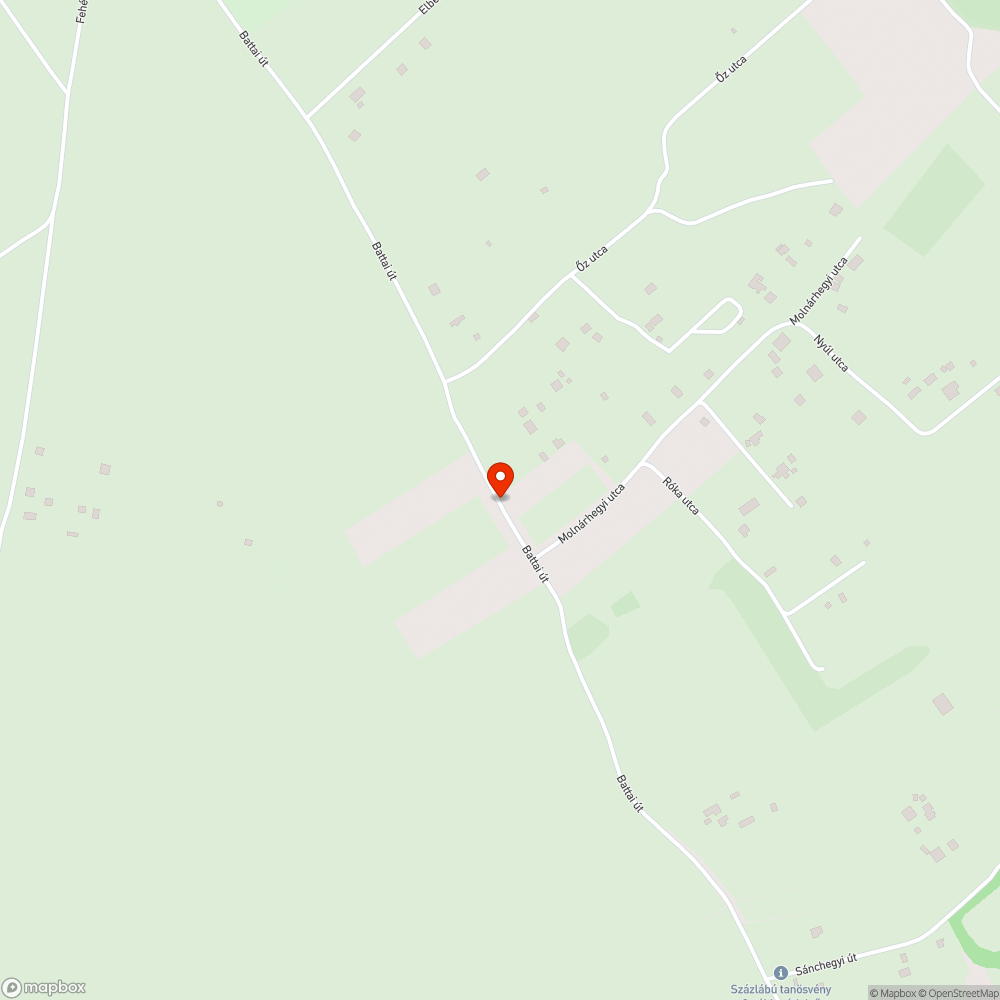 Kátyúk bejelentés helye