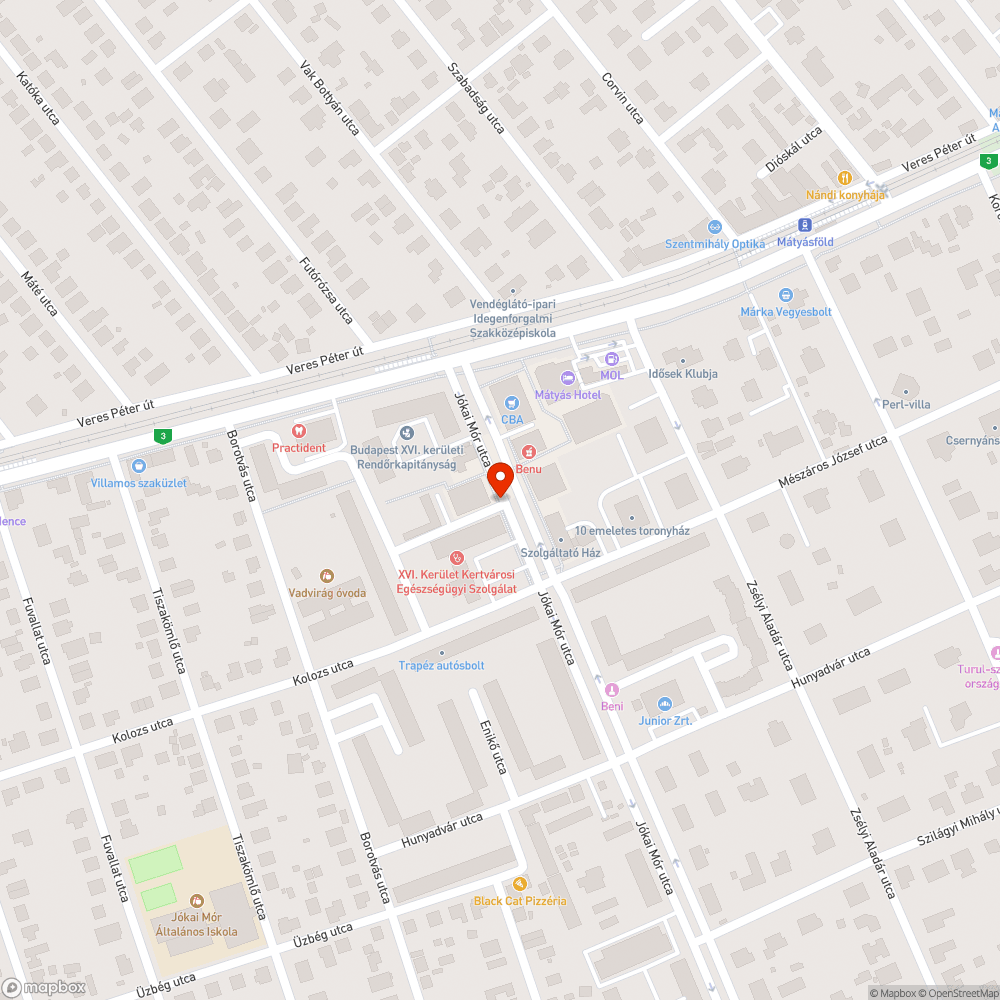 Sérült lefolyórács bejelentés helye