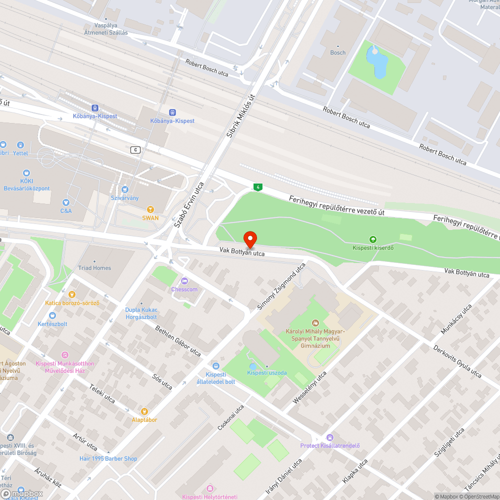 Üveghulladék a tányérban bejelentés helye