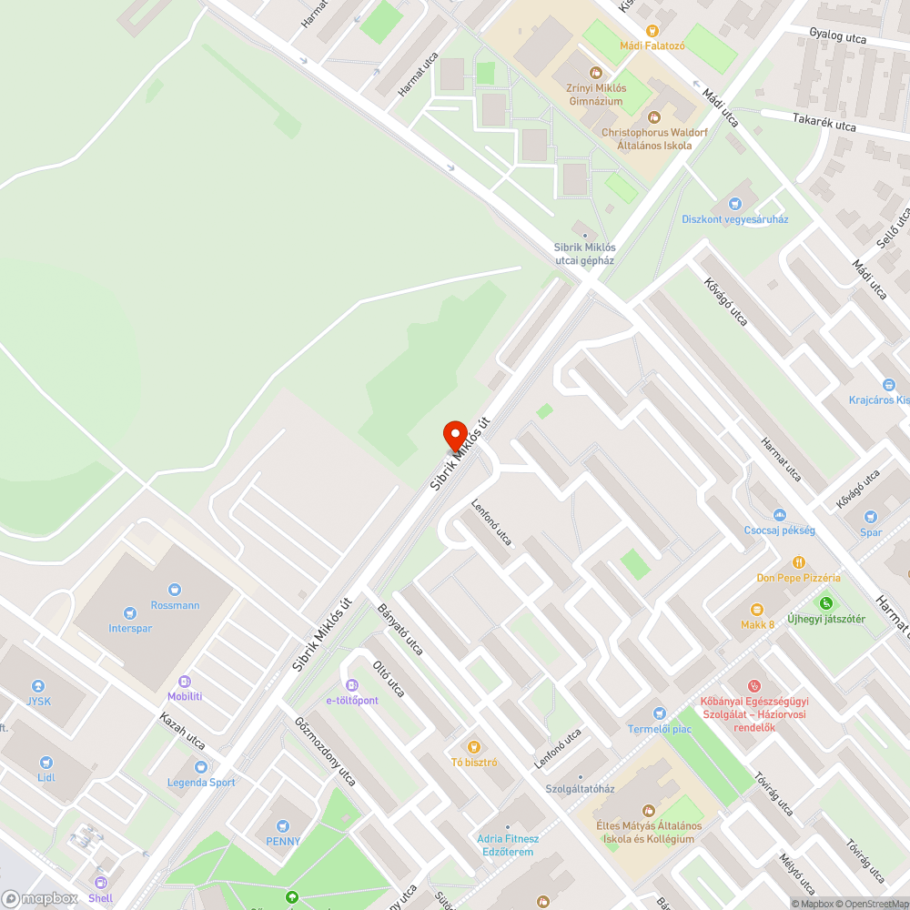 Süllyedő csatornafedlap bejelentés helye