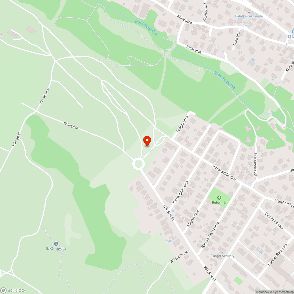 Elhagyott jármű bejelentés helye