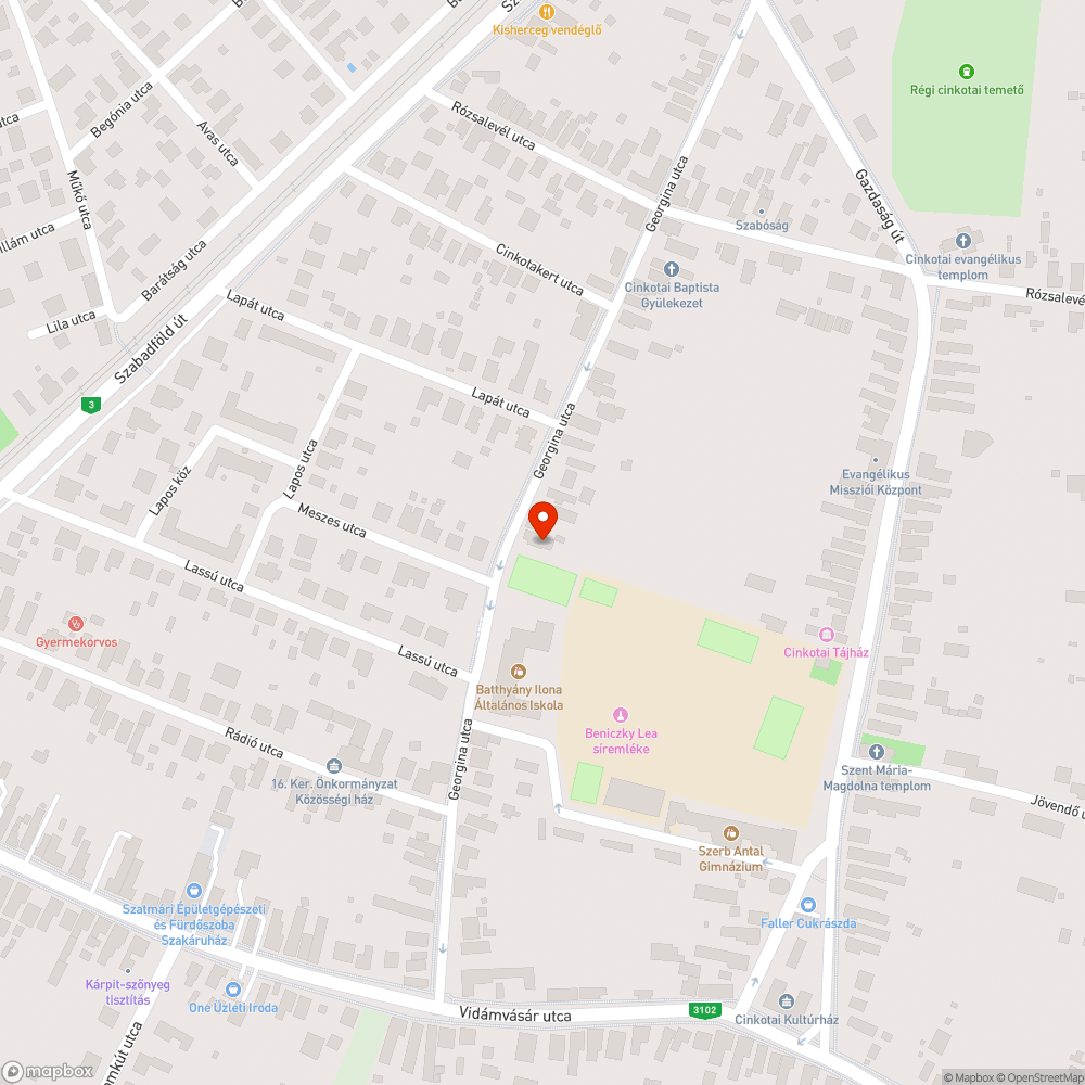 Utcai csapadékvízelvezető dugulása bejelentés helye