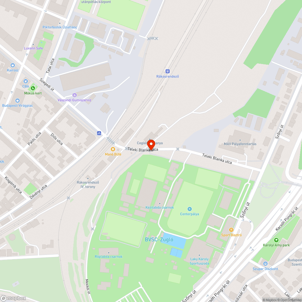 Elhagyott Ford bejelentés helye