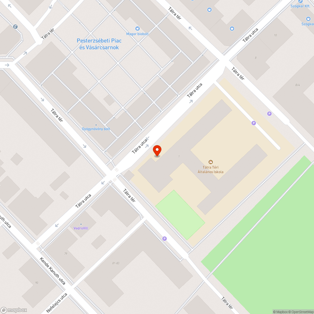 Szemét a kerítés sarkában bejelentés helye