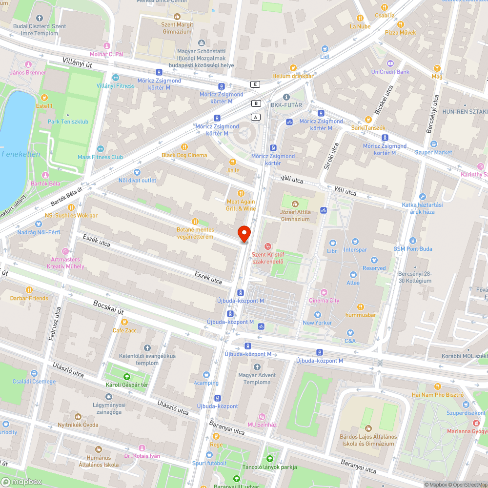 Parkolás bejelentés helye