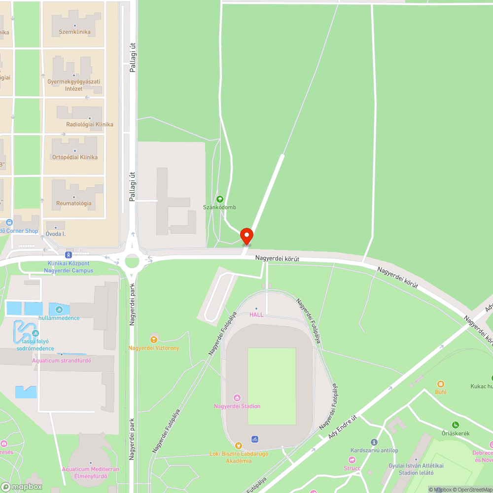 Sötét lámpafej bejelentés helye