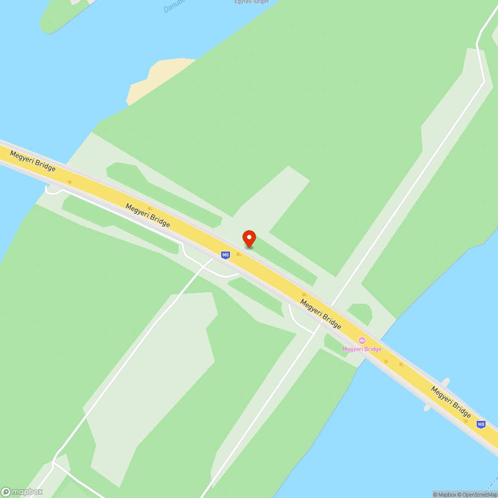 Korrózió a hídon bejelentés helye