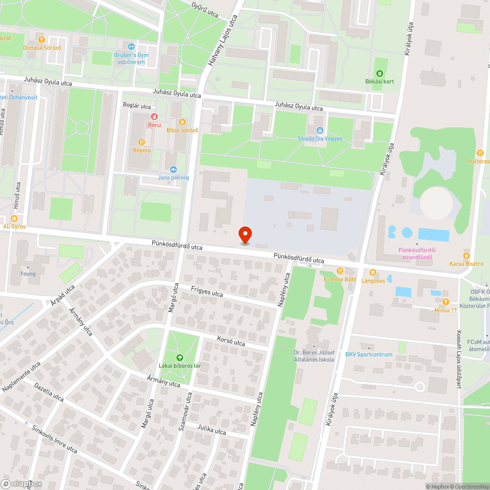 Sok kátyú bejelentés helye