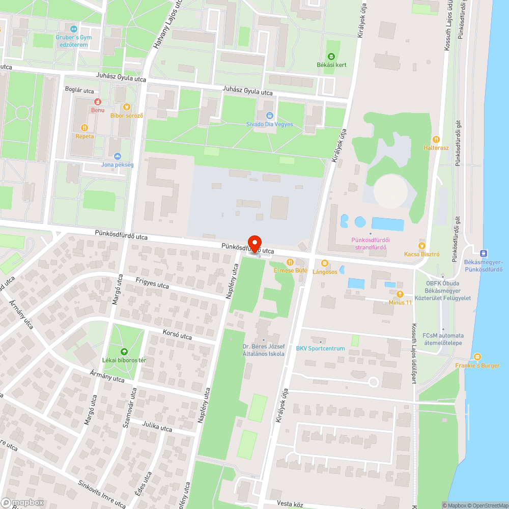 Rossz állapotú parkoló bejelentés helye