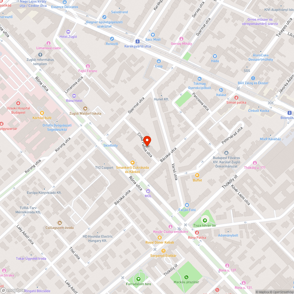 Fenyőfa bejelentés helye