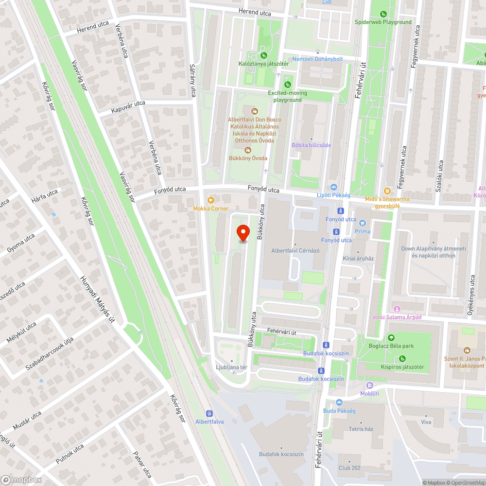 Hónapok óta itt álló jármű bejelentés helye