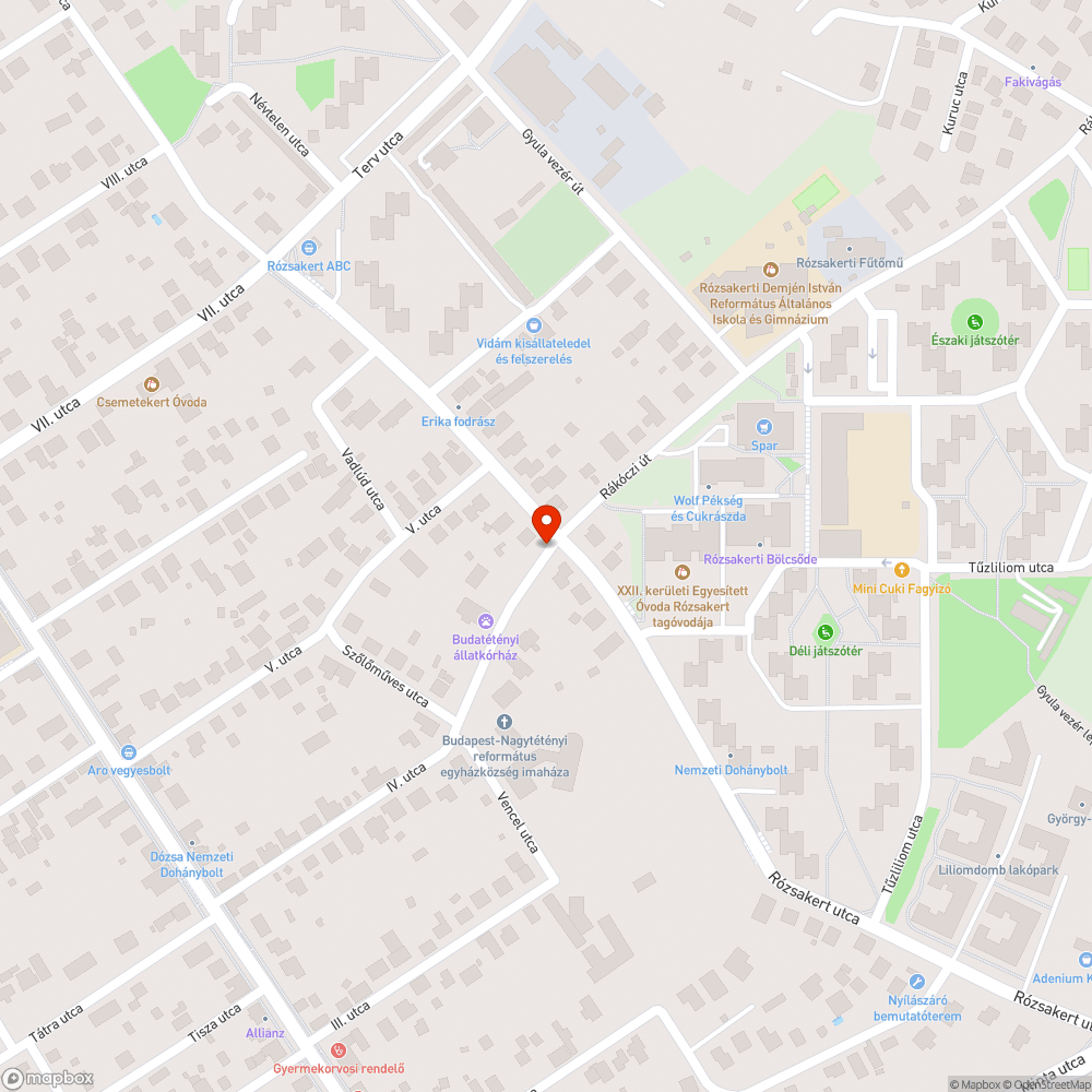 Zöldön parkolás bejelentés helye