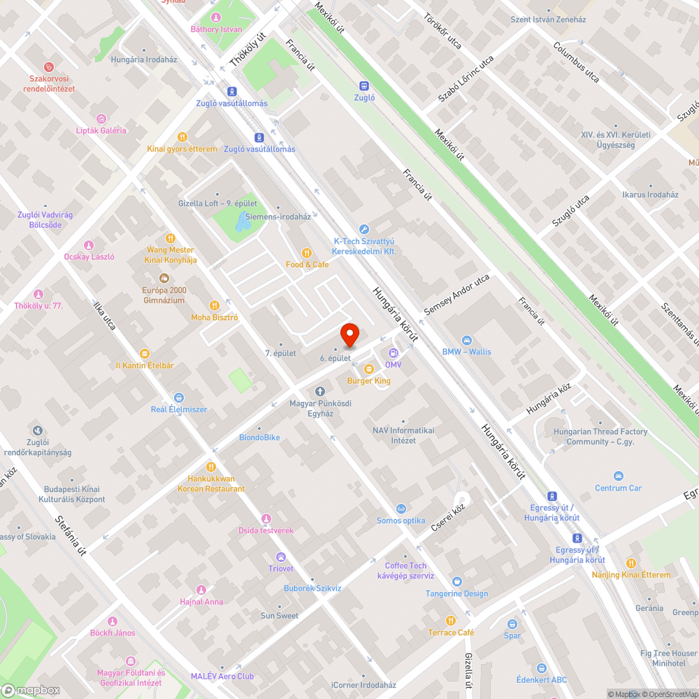 Döglött galamb bejelentés helye