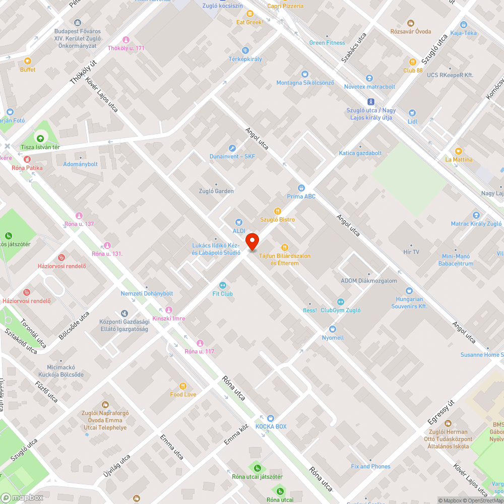 Sitt az utcán bejelentés helye