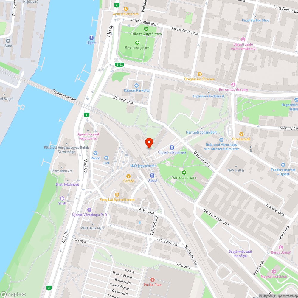 Szemét bejelentés helye