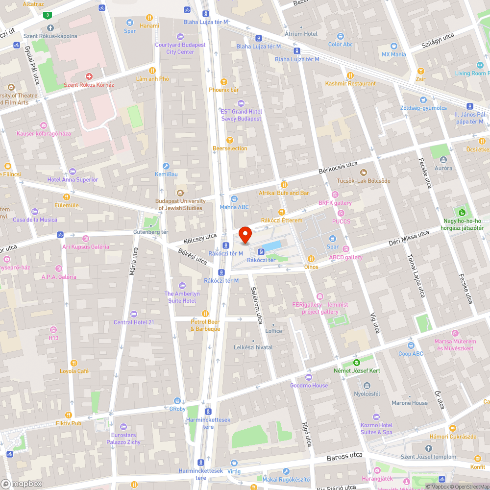 Üres fahely bejelentés helye