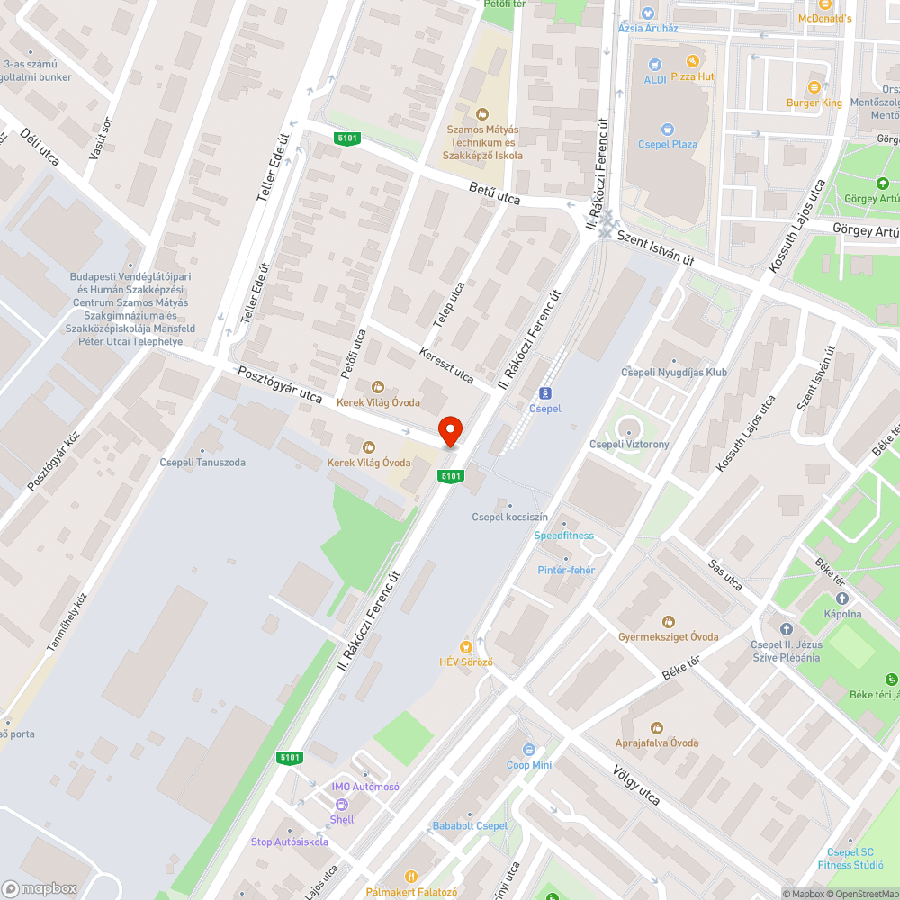 Hiányzó fényterelők bejelentés helye