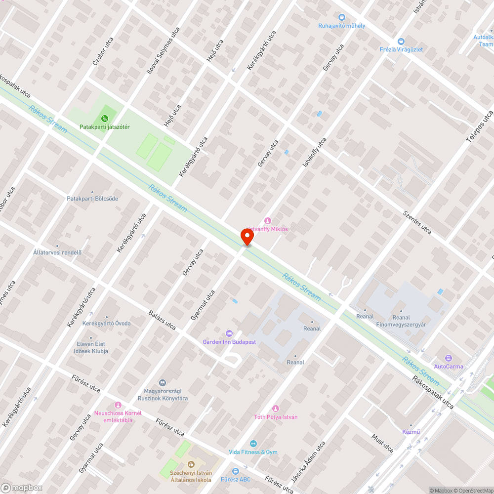 Rákospatakban olajfoltok úsznak bejelentés helye