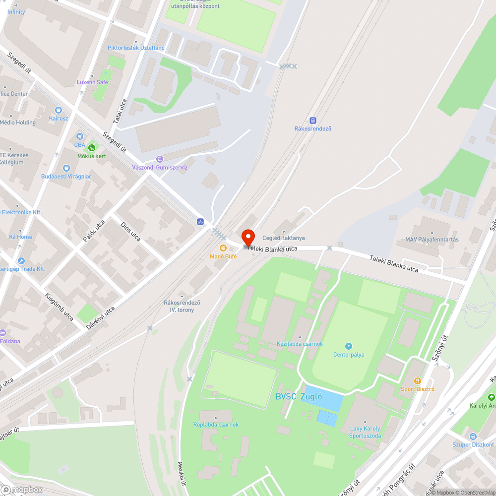 Utcai térelválasztó oszlopok kidőltek bejelentés helye