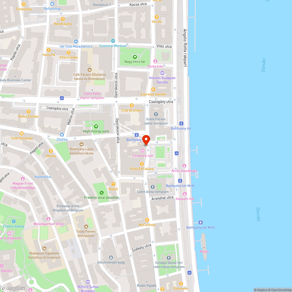 Botlásveszélyes, kátyús járda bejelentés helye