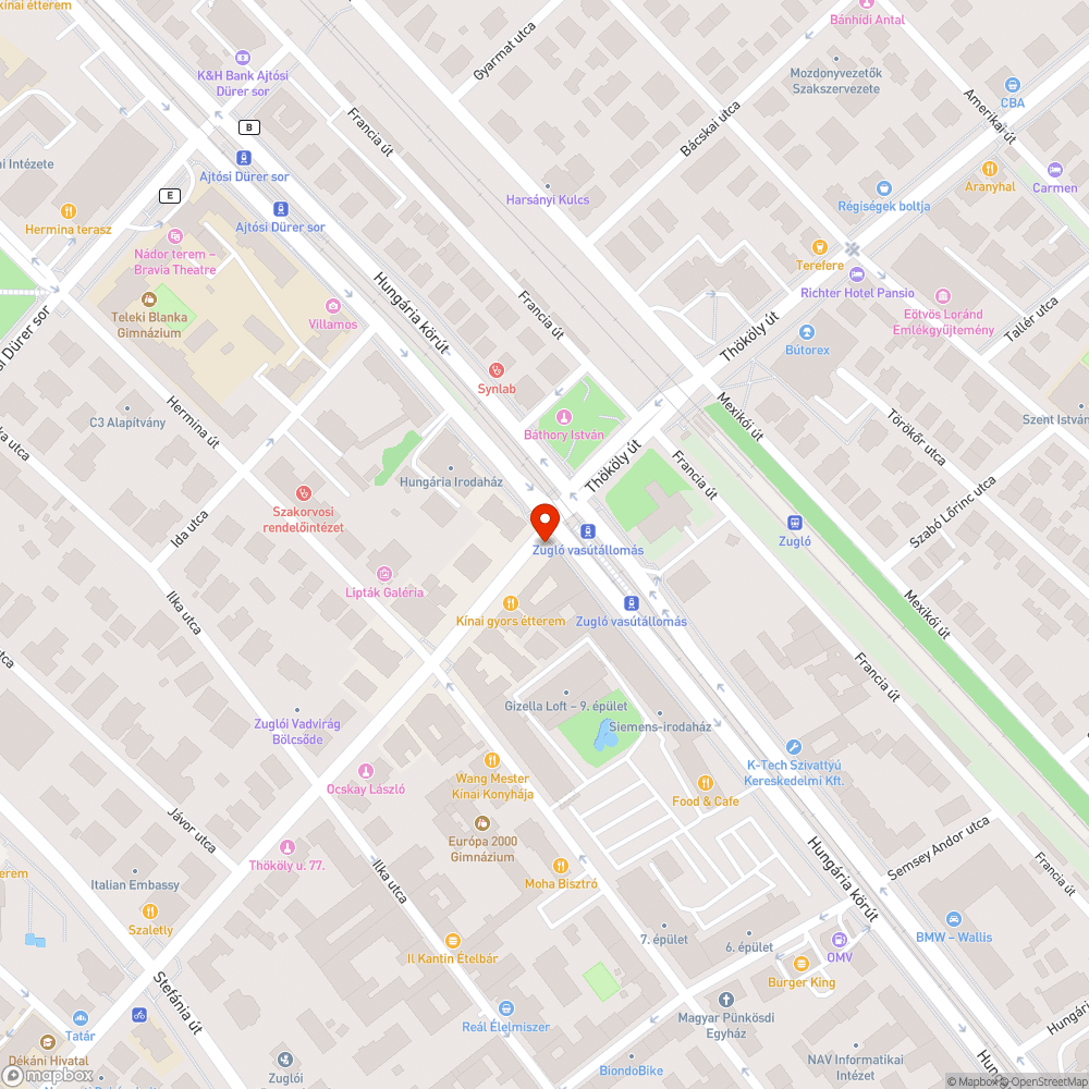 Koszos szemetes, szennyezett járda bejelentés helye