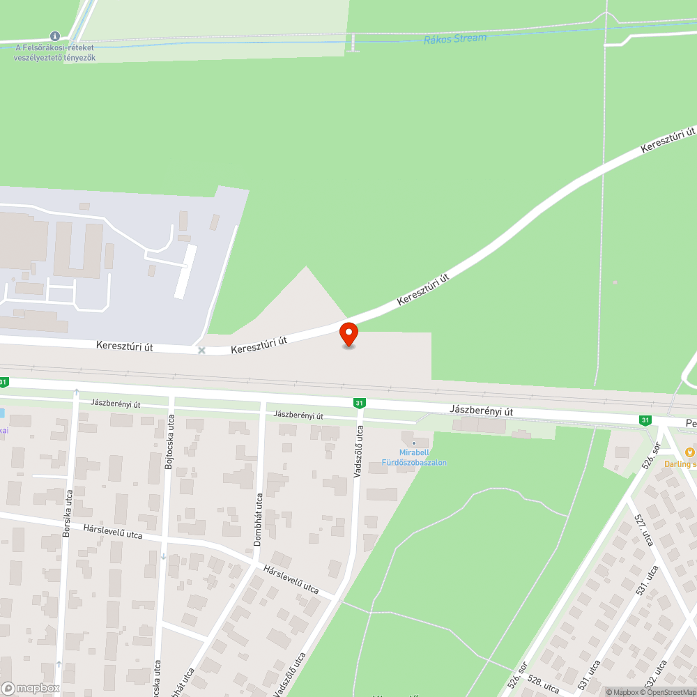 Szemétlerakat bejelentés helye