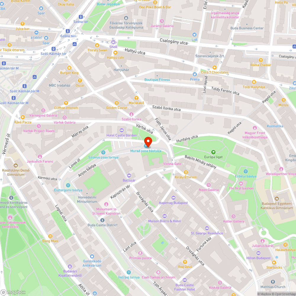 Szétfagyott, málló várfal bejelentés helye