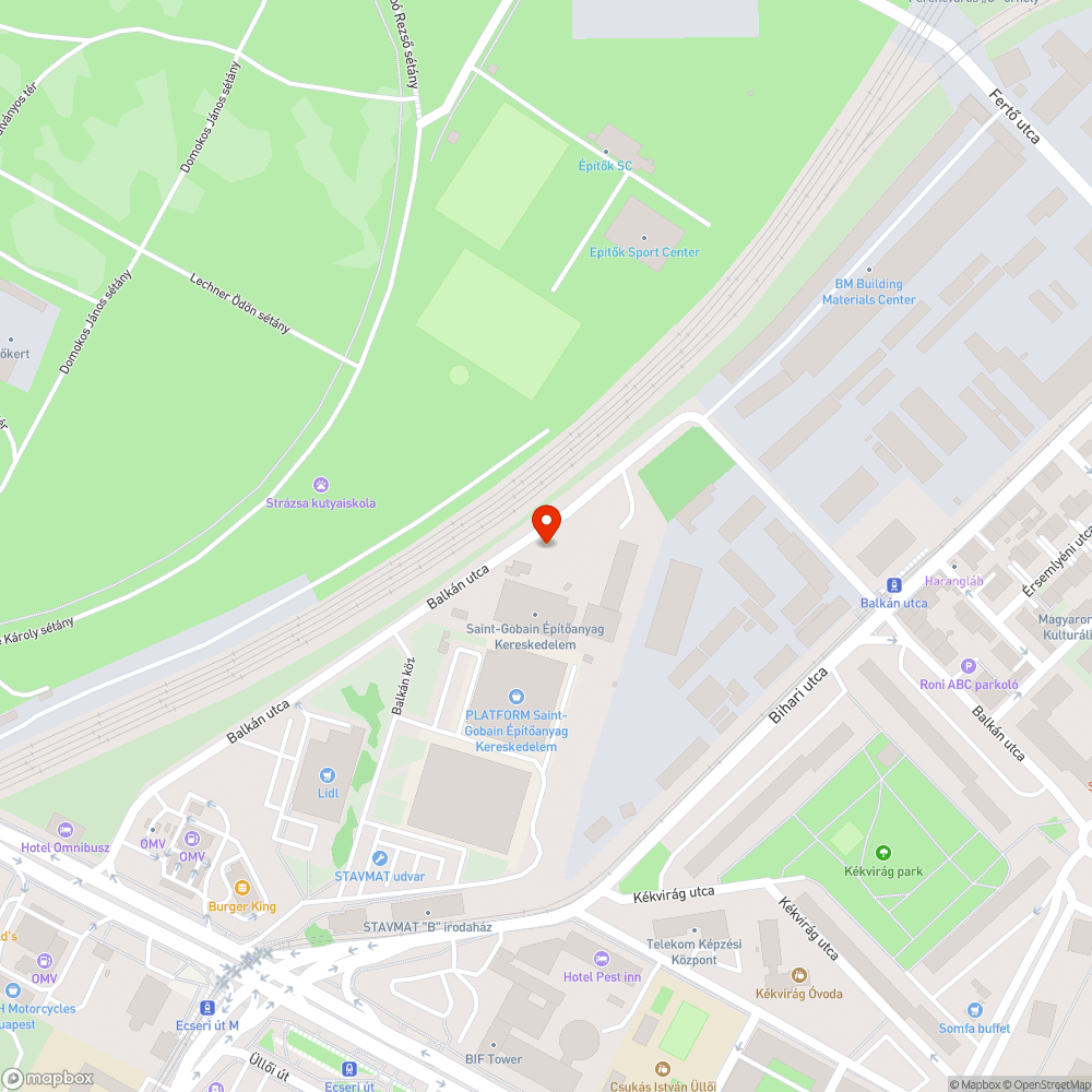 Szeméttelep a Balkán utcában bejelentés helye