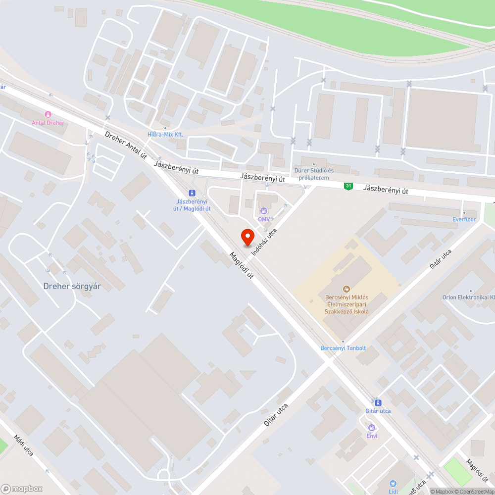 Három kupac szemét bejelentés helye