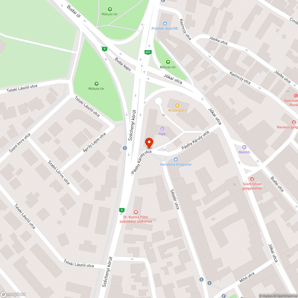 Eldőlt közlekedési tábla bejelentés helye