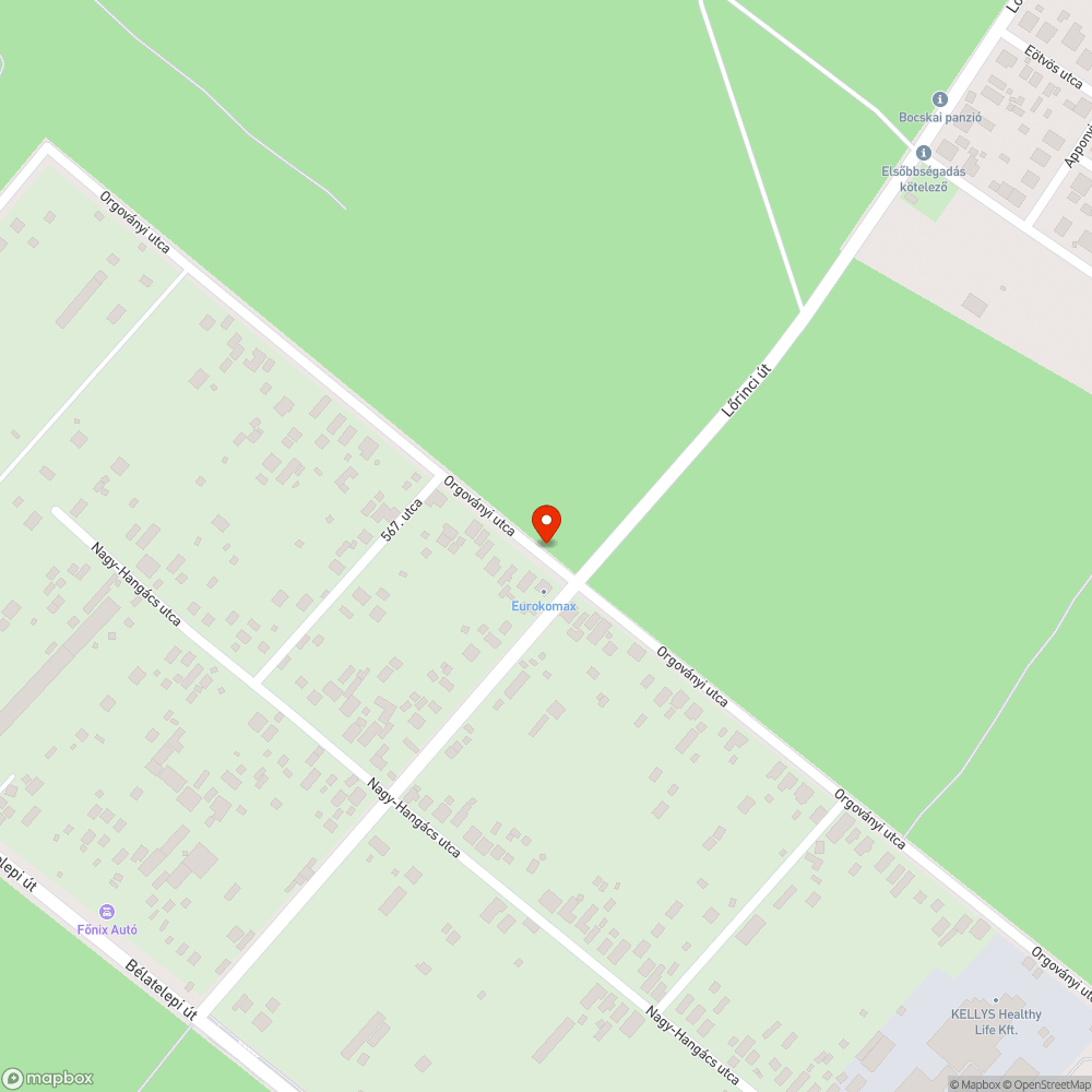 Több nagy méretű kátyú bejelentés helye