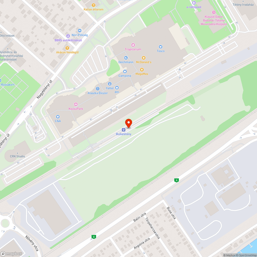 Megrongált távbeszélő bejelentés helye