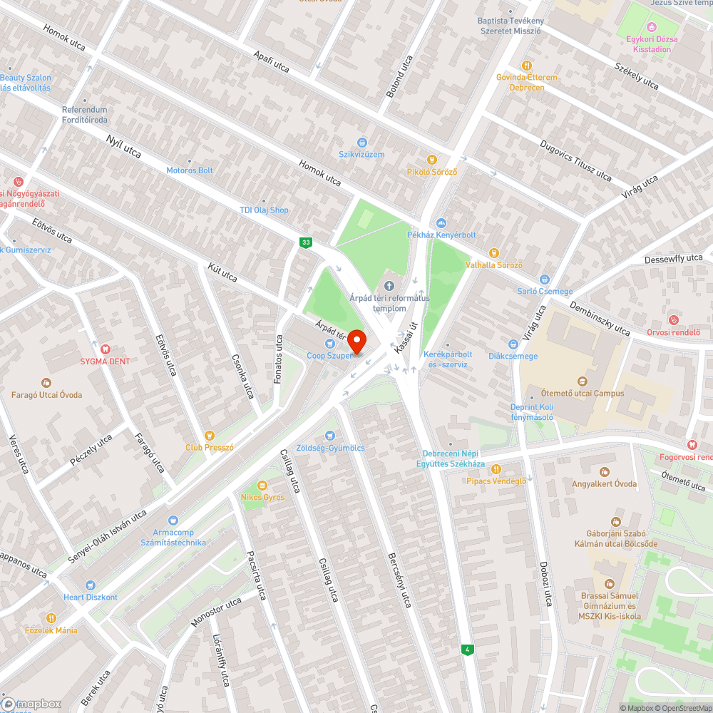 hibás Citylight világítás bejelentés helye