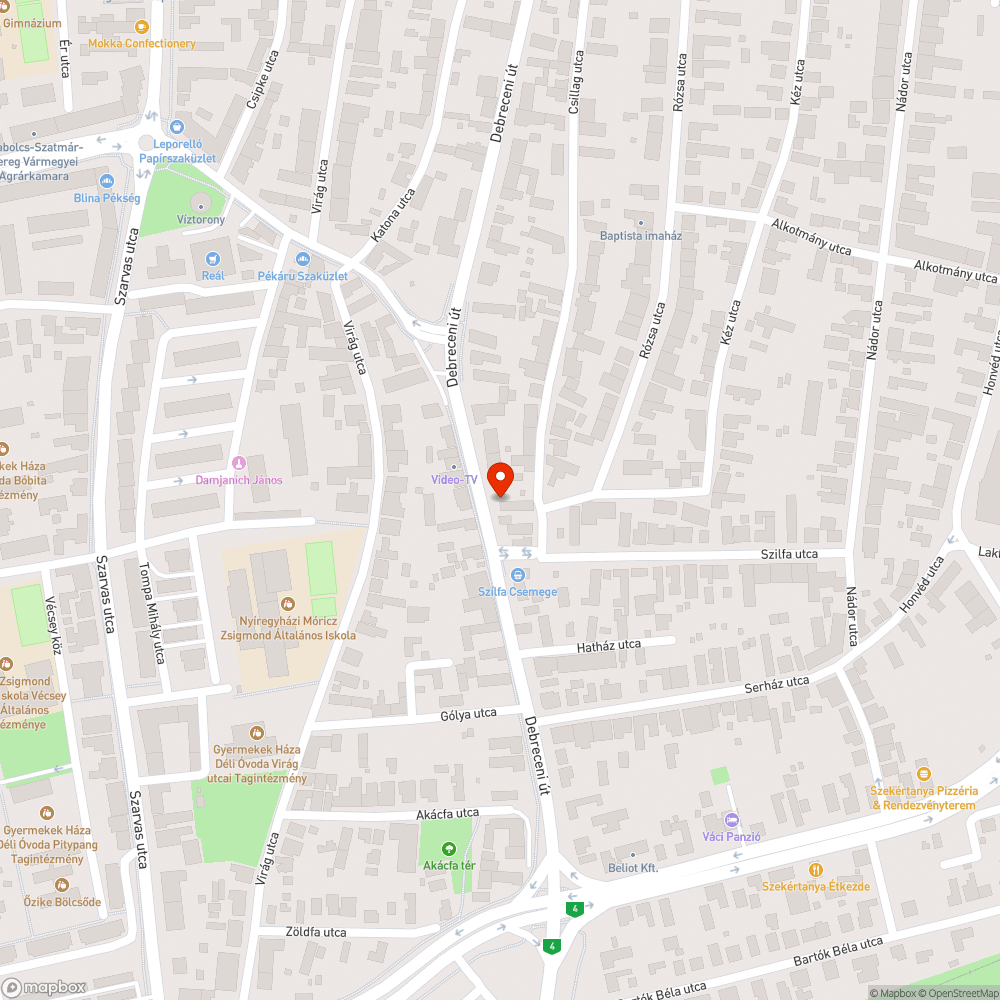 A Kígyó utca, Debreceni utca nagyon szemetes bejelentés helye