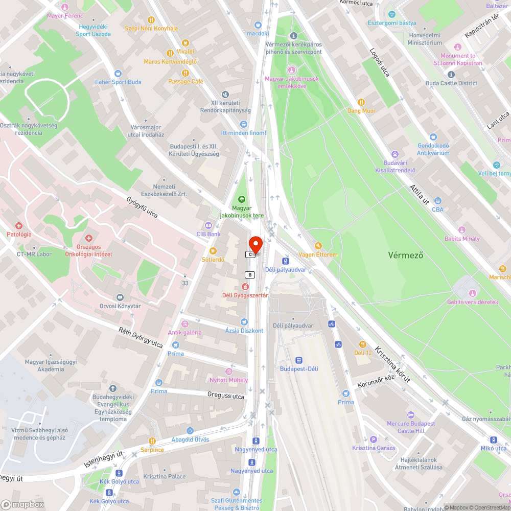 Hatalmasat csattanó csatornafedél - Déli pályaudvar bejelentés helye