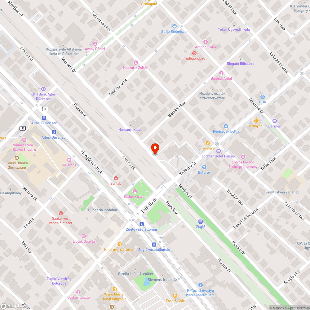 Hófehérre fakult KRESZ-tábla - Mexikói út bejelentés helye