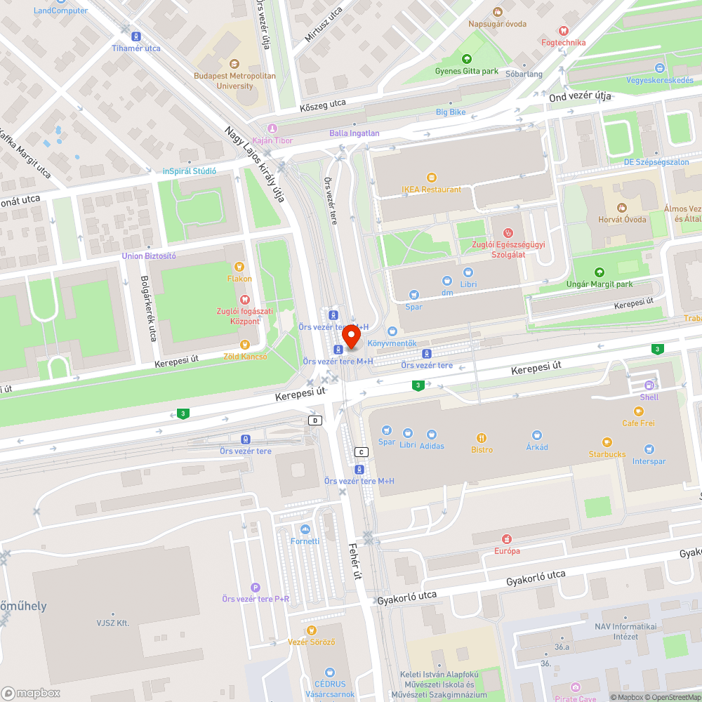 Megdőlt tábla bejelentés helye