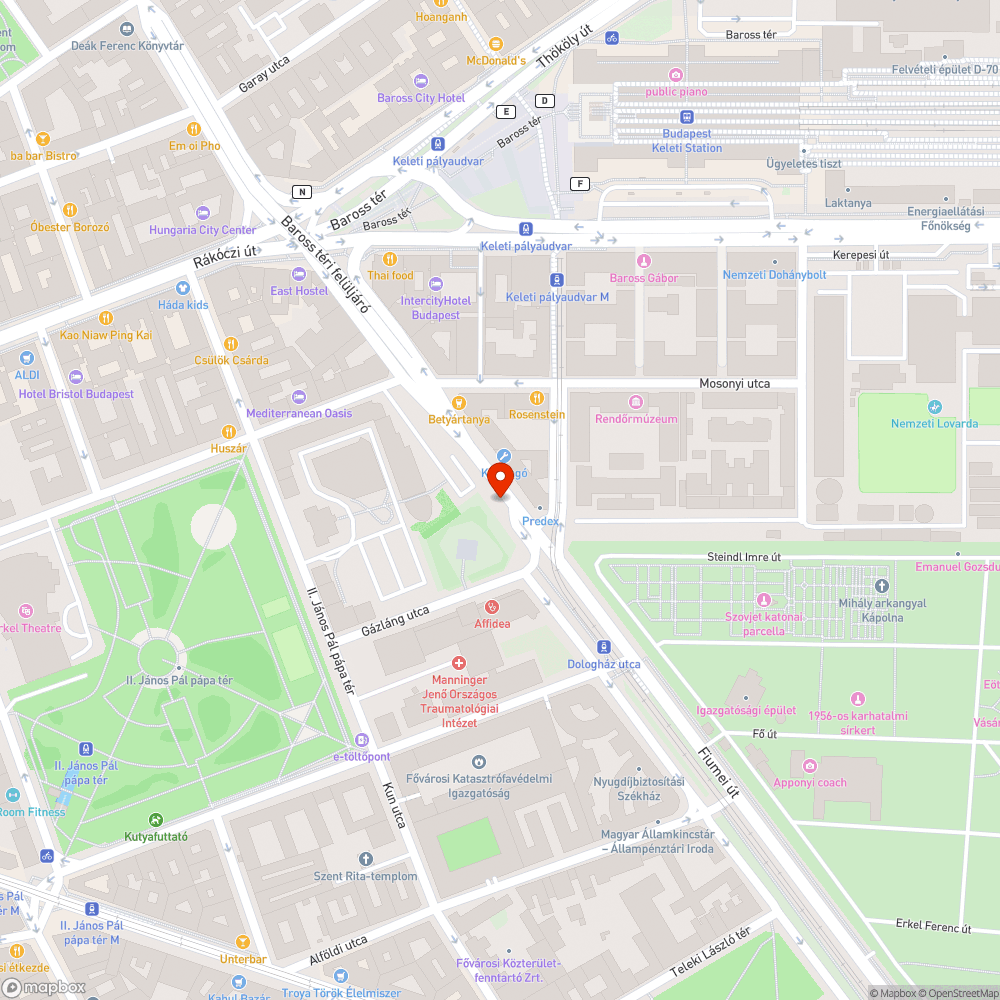 Kiégett Volkswagen Golf bejelentés helye