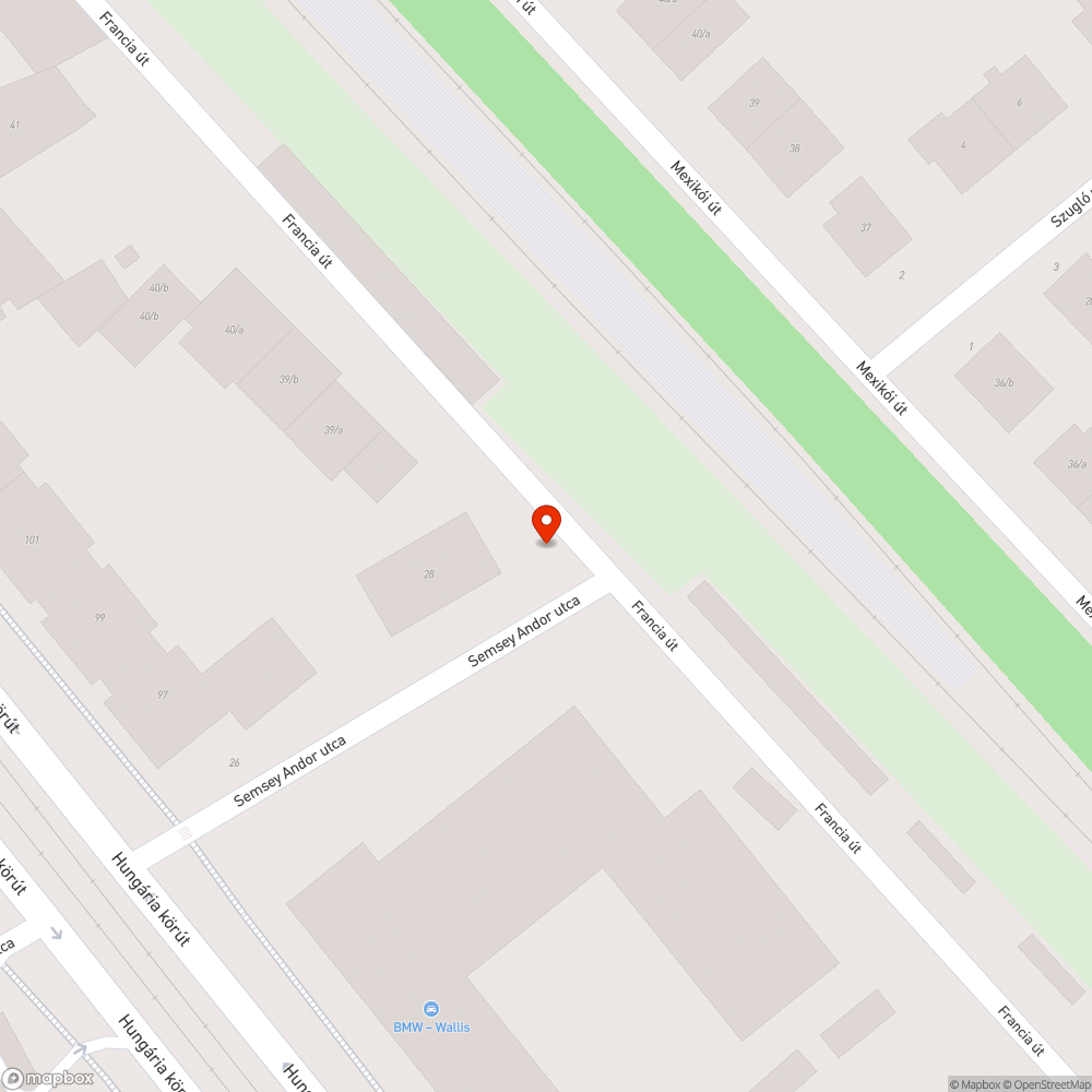 Kátyús útszakasz bejelentés helye