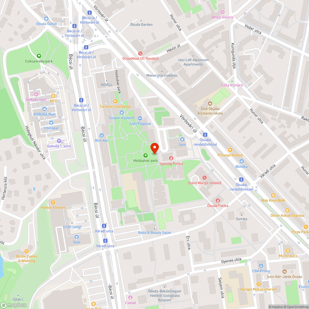 Elhagyott kerékpár bejelentés helye